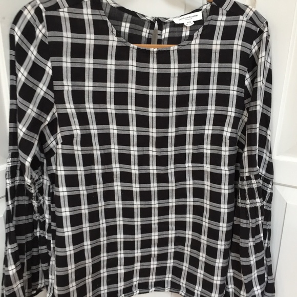 Beach Lunch Lounge Black & White Plaid Tunic - Picture 3 of 16